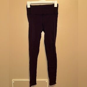 Plum color lululemon Leggings